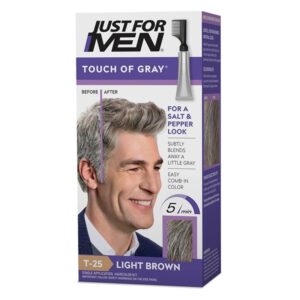 Just for Men Touch of Gray Gray Hair Treatment Light Brown-Gray T-25 - Image 1