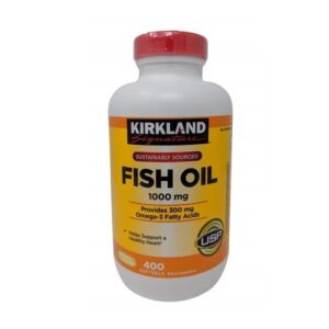 Kirkland Signature Natural Fish Oil Concentrate with Omega-3 Fatty Acids, 400 Softgels, 1000mg - Image 4
