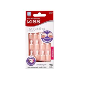 Kiss Products Everlasting French Petite Nail Kit, Clear Pink, 0.07Pound - Image 2