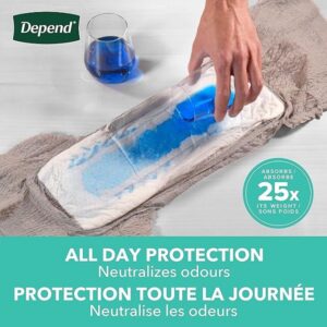 Large, 17: Depend Fit-Flex Incontinence Underwear For Men, Maximum Absorbency, L, Gray, 17 Count (Packaging May Vary) - Image 2