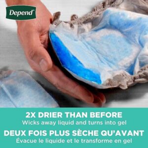 Large, 17: Depend Fit-Flex Incontinence Underwear For Men, Maximum Absorbency, L, Gray, 17 Count (Packaging May Vary) - Image 3