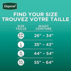 Large, 17: Depend Fit-Flex Incontinence Underwear For Men, Maximum Absorbency, L, Gray, 17 Count (Packaging May Vary) - Image 4