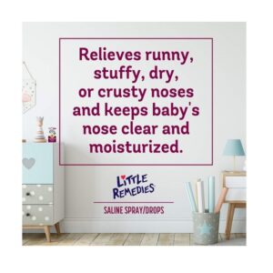 Little Remedies Saline Spray/Drops for Noses, 0.5 fl oz - Image 4