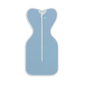 Love To Dream Swaddle UP 1.0 TOG, Dusty Blue, Small, 8-13 lbs., Dramatically Better Sleep, Allow Baby to Sleep in Their Preferred arms up Position for self-Soothing, snug fit Calms Startle Reflex - Image 1