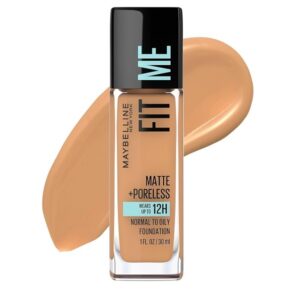 Maybelline New York Fit Me Matte+Poreless Liquid Foundation, 330 Toffee, 30ml - Image 1