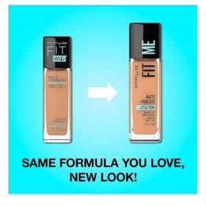 Maybelline New York Fit Me Matte+Poreless Liquid Foundation, 330 Toffee, 30ml - Image 2