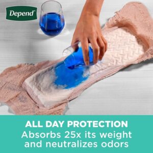 Medium, 30: Depend Fit-Flex Incontinence Underwear For Women, Maximum Absorbency, M, Tan, 30 Count (Packaging May Vary) - Image 3