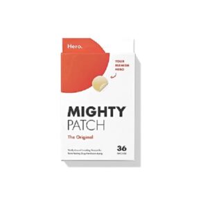Mighty Patch Original - Hydrocolloid Acne Pimple Patch for Covering Zits and Blemishes, Spot Stickers for Face and Skin, Vegan-friendly and Not Tested on Animals (36 Count) - Image 1