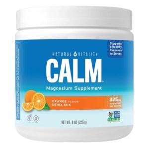 Natural vitality Orange Calm Magnesium Drink Mix, 8 OZ - Image 1
