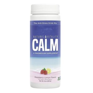 Natural Vitality Natural Magnesium Calm Raspberry-Lemon - 8 oz - Image 1