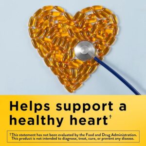 Nature Made Burp-Less Fish Oil 1200 mg, 60 Softgels, Fish Oil Omega 3 Supplement For Heart Health - Image 2
