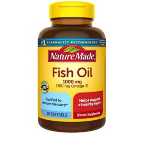 Nature Made Fish Oil,1000 mg, 300 mg OMEGA-3, 90-Count - Image 1