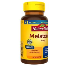 Nature Made Melatonin Tablets, 5 Mg, 90 Count - Image 5