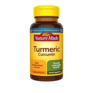 Nature Made Turmeric Antioxidant Herbal Supplement 500 Mg, 60 Capsules - Image 1