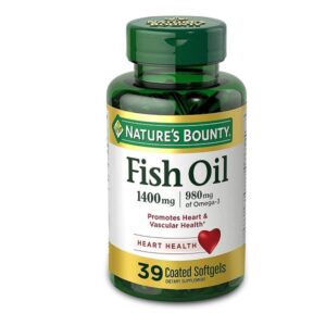 Nature's Bounty Fish Oil 1400 mg- 39 Softgels - Image 1