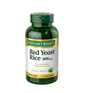 Nature's Bounty Red Yeast Rice, 600 mg, 250 Capsules - Image 1