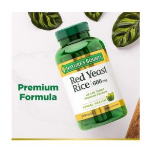 Nature's Bounty Red Yeast Rice, 600 mg, 250 Capsules - Image 4