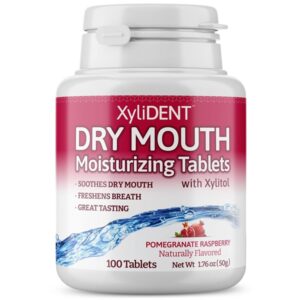 Nature's Stance Xylident Xylitol Tablets For Dry Mouth Relief - Stimulates Saliva, Freshens Breath, Reduces Acid Production, Fast Acting Extended Relief, 100 Count - Image 1