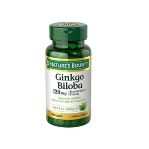 Nature's bounty ginkgo biloba 120mg 100 capsules - Image 1