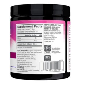 NeoCell Super Collagen Powder, 6,600mg Types 1 & 3 Grass-Fed Collagen, Gluten Free, Berry Lemon Flavor, 6.7 Ounces - Image 9