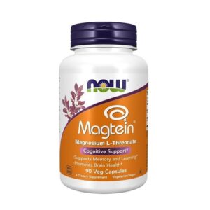 Now Foods, Magtein, Cognitive Support, 90 Veggie Caps - Image 1