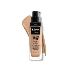 Nyx Professional Makeup Can't and Won't Stop 24-Hour Foundation (Soft Beige, 30 ml) - Image 1