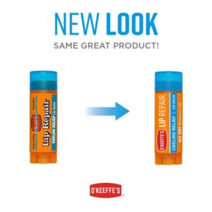 O'Keeffe's Cooling Relief Lip Repair Lip Balm for Dry, Cracked Lips, Stick, (Pack of 9) - Image 4