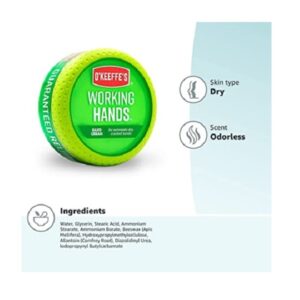 O'Keeffe's Hand Cream for Wood-working, Plastering, Masonry, Gutter-installation, Dry-walling (Dry Skin) 100 ml - Image 7