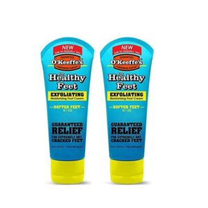 O'Keeffe's Healthy Feet, Exfoliating Foot Cream, 3 oz. Tube - 2 Pack - Image 1