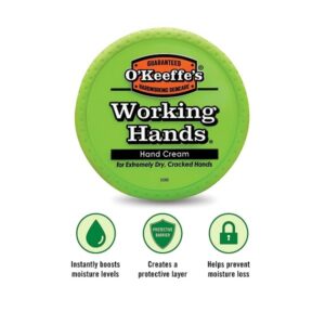 O'Keeffe's K0350002-5 Working Hands Hand Cream in Jar (5 Pack), 3.4 oz - Image 6