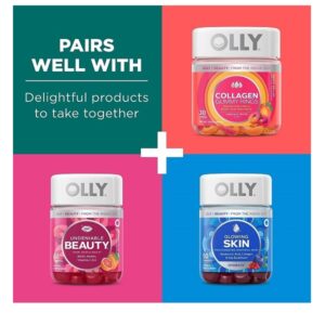 OLLY Flawless Complexion Support Clear Healthy Skin, Dietary Supplement, 50 Gummies: Flawless Complexion (25 Day Supply) - Image 7