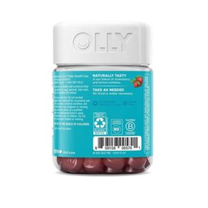 OLLY Goodbye Stress Gummy Supplements, Berry Verbena, 42 Count - Image 5