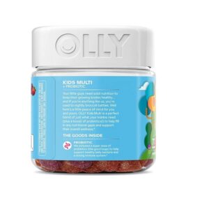 Olly Kids Multi-Vitamin and Probiotic Gummy Supplements, Yum Berry Punch, 70 Count - Image 9