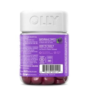 OLLY Restful Sleep Gummy Supplements, Blackberry Zen, 50 Count - Image 7
