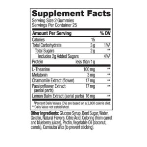 OLLY Restful Sleep Gummy Supplements, Blackberry Zen, 50 Count - Image 8