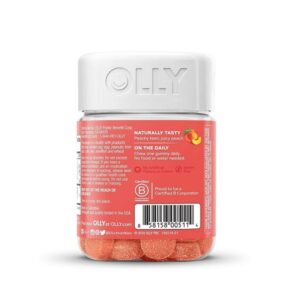 Olly Balanced Belly Gummy Supplements, Peachy Peach, 30 Count - Image 8