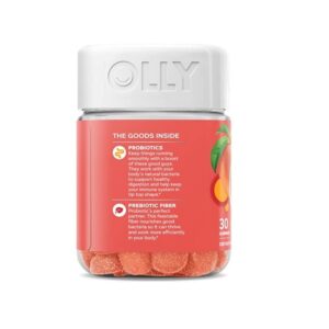 Olly Balanced Belly Gummy Supplements, Peachy Peach, 30 Count - Image 9