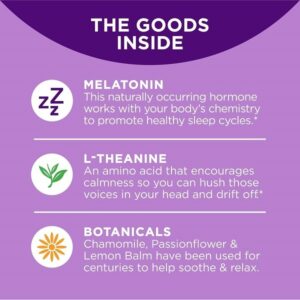 Olly Restful Sleep BlackBerry Zen Vitamin Gummies (Pack of 2) - Image 3