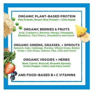 Orgain Organic Protein + Superfoods Powder, Vanilla Bean - 21g of Protein, Vegan, Plant Based, 5g of Fiber, No Dairy, Gluten, Soy or Added Sugar, Non-GMO, 2.02lb - Image 6