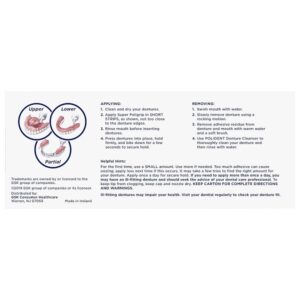 Super Poli-Grip Super Denture Adhesive Cream - 2.4 Oz (68 G) Twin Pack - Image 10