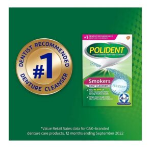 Polident Smokers Denture Cleanser, 120 ea - Image 4