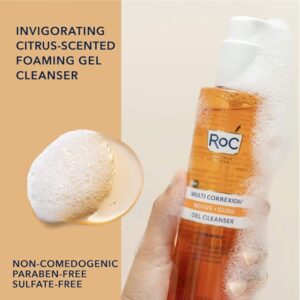 RoC Multi Correxion Revive + Glow Gel Facial Cleanser With Vitamin C, & Glycolic Acid, Paraben-Free, Sulfate-Free Skin Care, 6 Ounces - Image 2