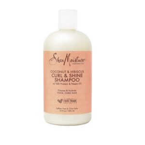 Shea Moisture Coconut & Hibicus Curl & Shine Shampoo, 384 ml - Image 1