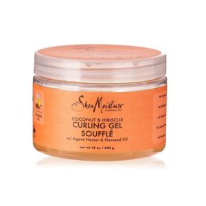 Shea Moisture Coconut & Hibiscus Curling Gel Souffle, 12 Ounce - Image 1