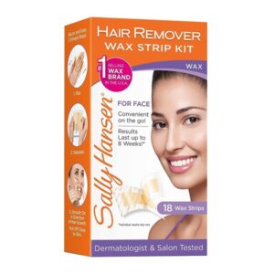 Sally Hansen Hair Remover Wax Strip Kit for Face - Image 1