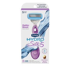 Schick Hydro Silk Razor for Women with 2 Moisturizing Razor Blade Refills - Image 1