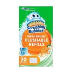 Scrubbing Bubbles Fresh Brush Toilet Cleaning System with Flushable Refill, 20 ct