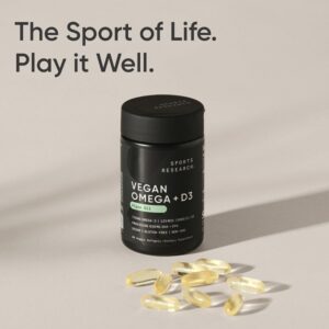 Sports Research Vegan Omega-3 Fish Oil Algae Oil, 60 Veggie Softgels - Image 8