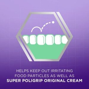 Super Poligrip Strips Size 40 Ct Poligrip Strong All Day Comfort Seal Denture Adhesive Strips - Image 4