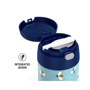 Thermos Funtainer  10 Ounce Stainless Steel Vacuum Insulated Kids Food Jar with Spoon, Honey Bees - Image 3